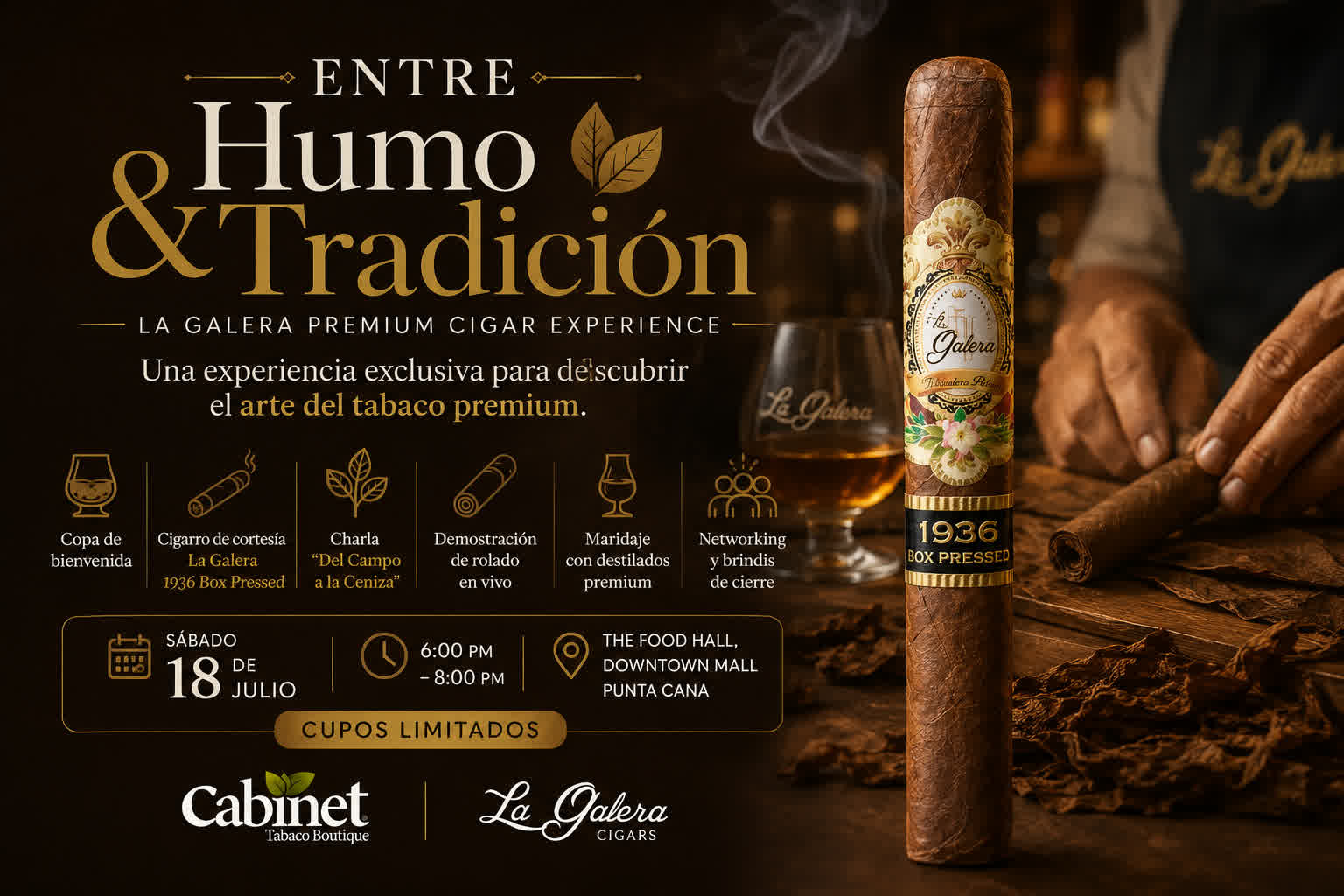 Entre Humo & Tradición: La Galera Cigar Experience banner