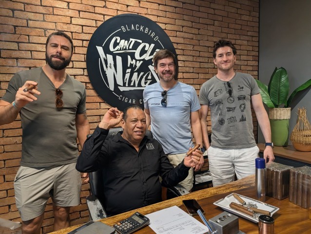 Black Bird Cigar Factory Tour 2026 Brazil Team