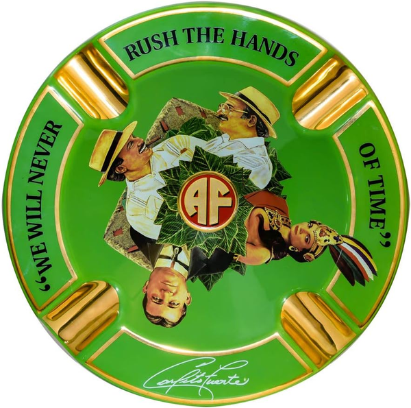 Limited Edition Large 8.75" Arturo Fuente Porcelain Cigar Ashtray Green