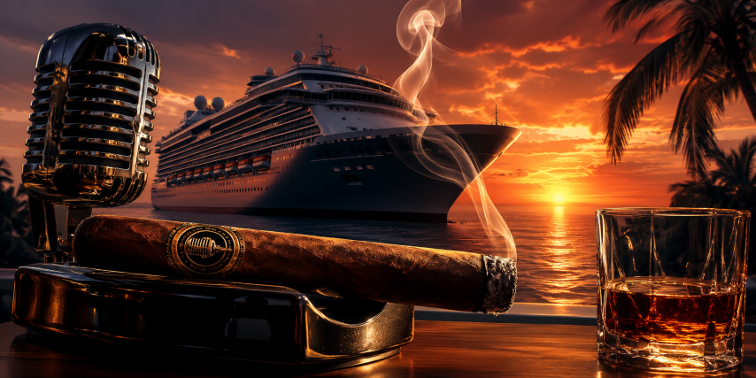 Luxury at sunset with vintage flair cigar cruise 2027