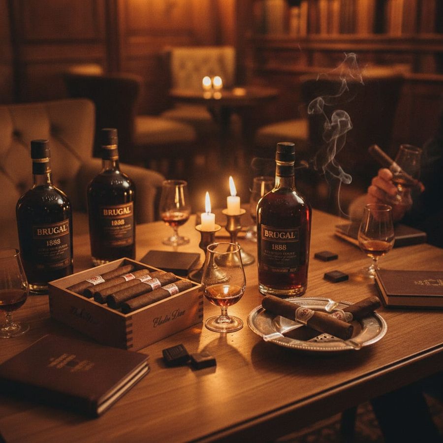 Noche de Maridaje con Brugal 1888 y Eladio Díaz