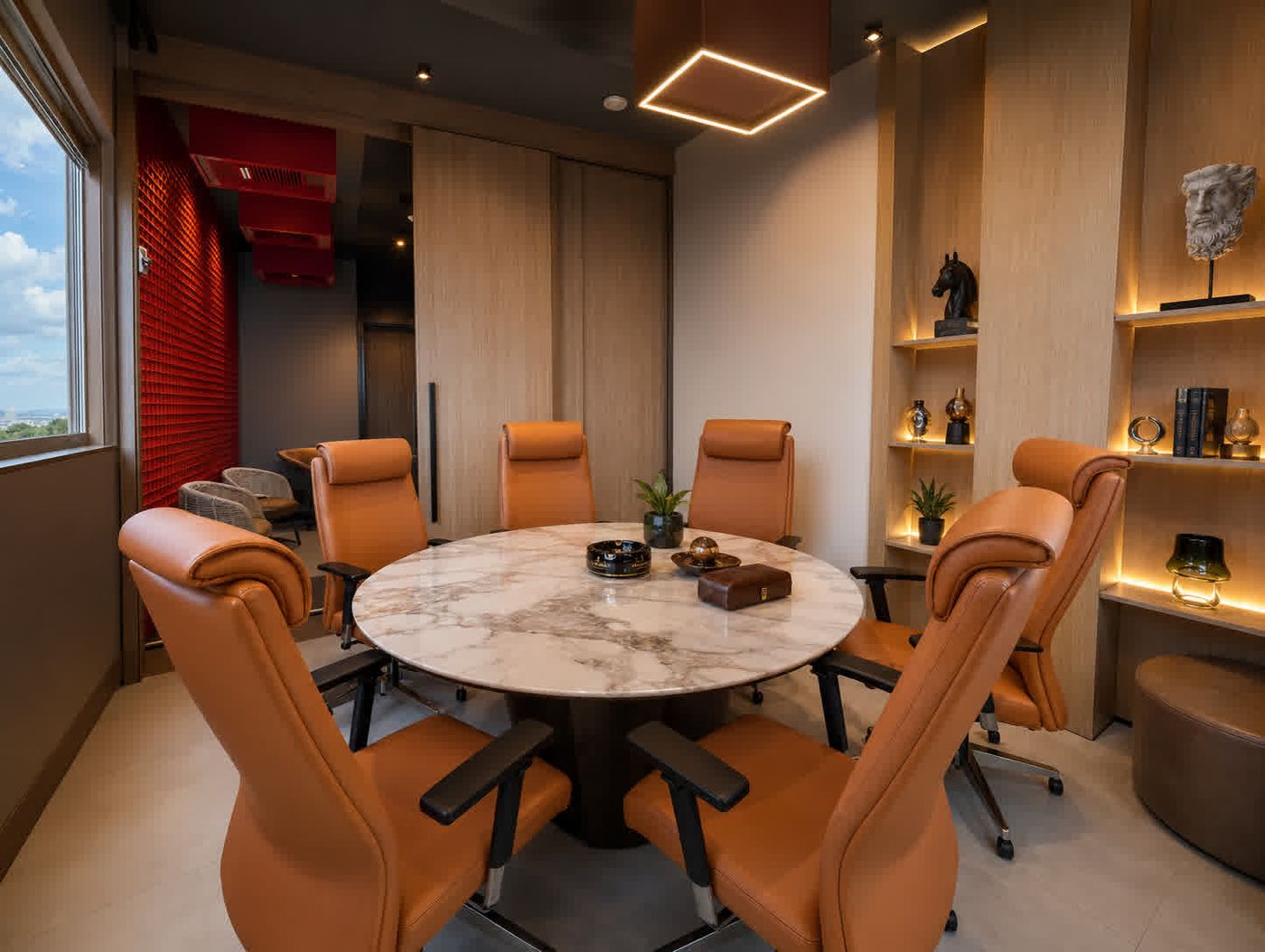 Small corporate event hosted in a private executive venue in Santiago.